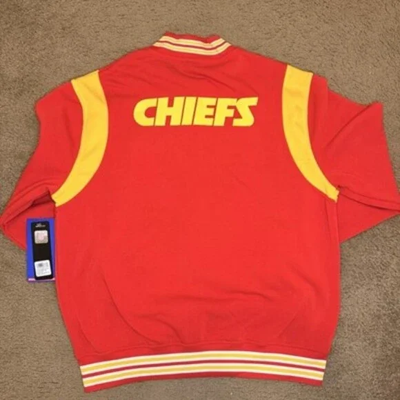 NEW Ultra Game Men's Red NFL Kansas City Chiefs Jacket Size Medium $90 Retail - Picture 2 of 5